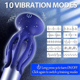 10 Powerful Vibration Penis Vibrator Trainer Male Masturbator - propinkup