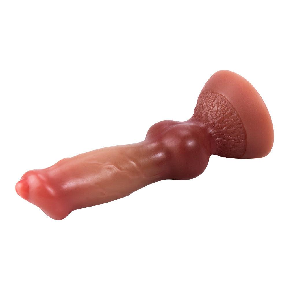 Realistic Dog Dildo Liquid Silicone Canine Dildos with Suction Cup - propinkup