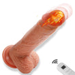 High-Frequency Pulsing Realistic Dildo 8.86 IN with Multi Telescoping Vibrating Modes - propinkup