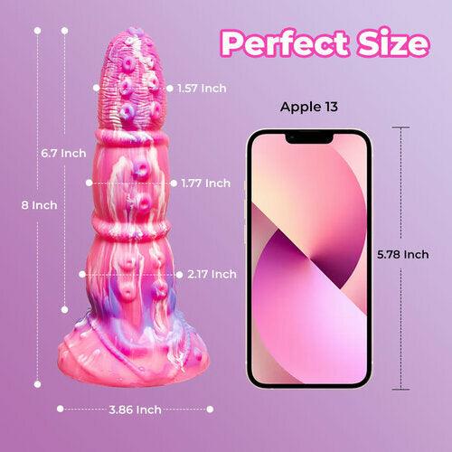 Unique Starry Monster Dildo 8 Inch for Female G-Spot Stimulation - propinkup