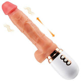 Propinkup Heating 10 Vibrating 3 Thrusting Realistic Dildo 10.62in with Remote Controller and Suction Cup - propinkup