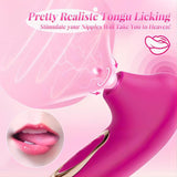 Unique Design Licking & Sucking Vibrator Women Sex Toy Clit Stimulator - propinkup