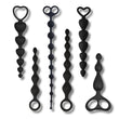 6 PCS Combo Set Anal Plug Anal Beads Variant Bead Shape Combination Adult Sex Toys for Anal Training