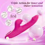 Thrusting Dildo Vibrator G Spot Vibrators Clitoral Stimulator Sex Toys for Women - propinkup