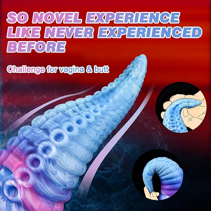 8.66 Inch Fantasy Tentacle Dildo Realistic Animal Dildos for G-Spot Anal & Prostate Adult Sex Toy