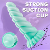 Monster Dildo 8 Inch Fantasy Unicorn Dildos Silicone Anal Plug Adult Toys