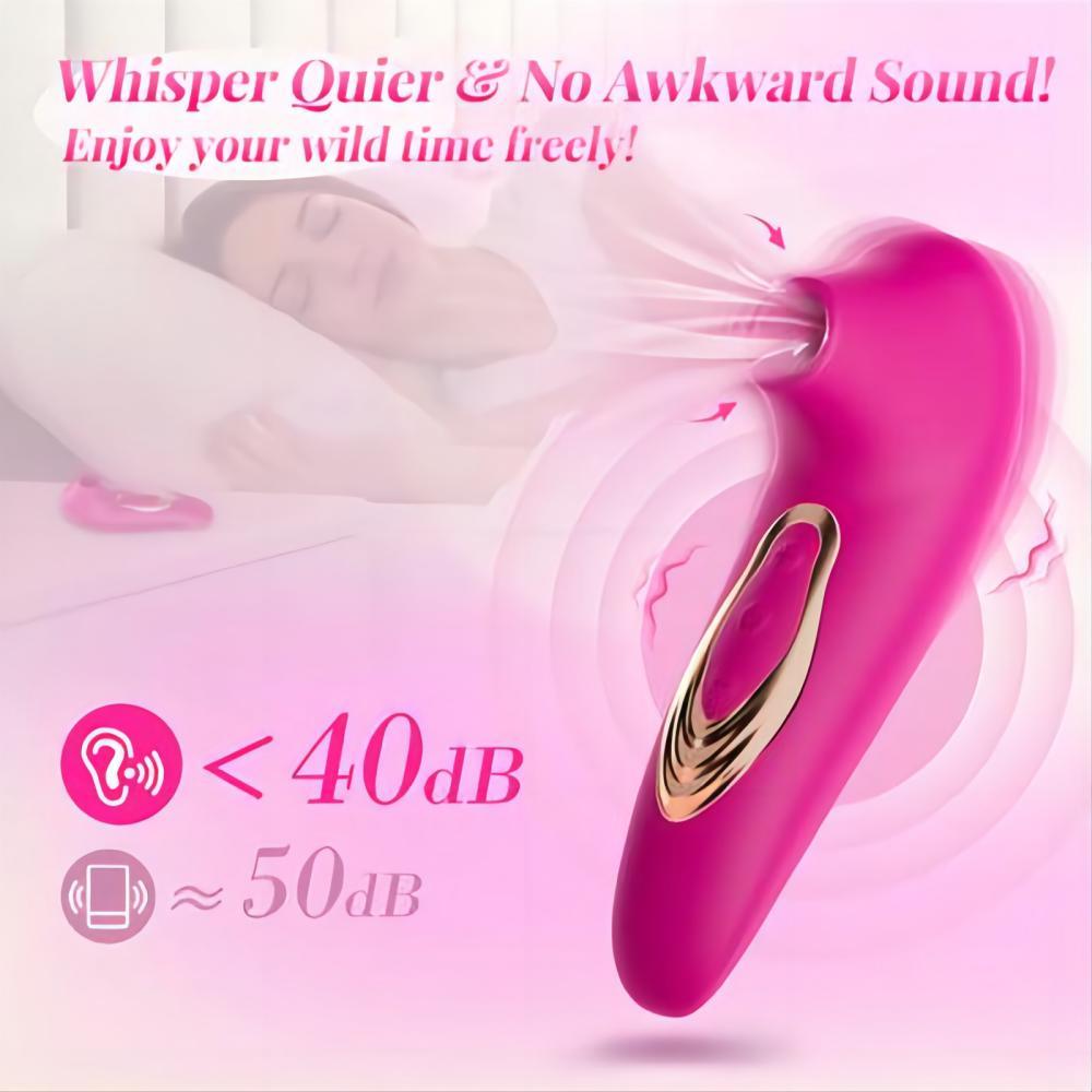 Unique Design Licking & Sucking Vibrator Women Sex Toy Clit Stimulator - propinkup