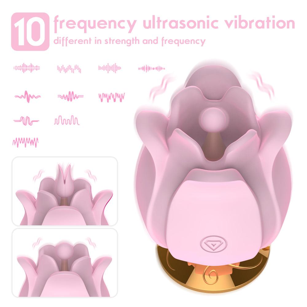 Rose Vibrator Toy Nipple Massager for Woman - propinkup