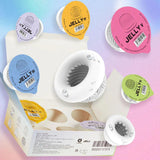 Erotic Masturbation Disposable Jelly Cup Stretch Male Transparent Masturbator 6Pcs Set - propinkup