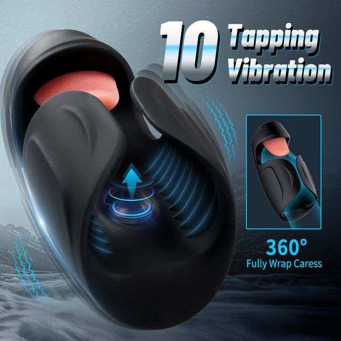 Explorer - Licking Vibrating 2-In-1 Adjustable Male Glans Trainer - propinkup