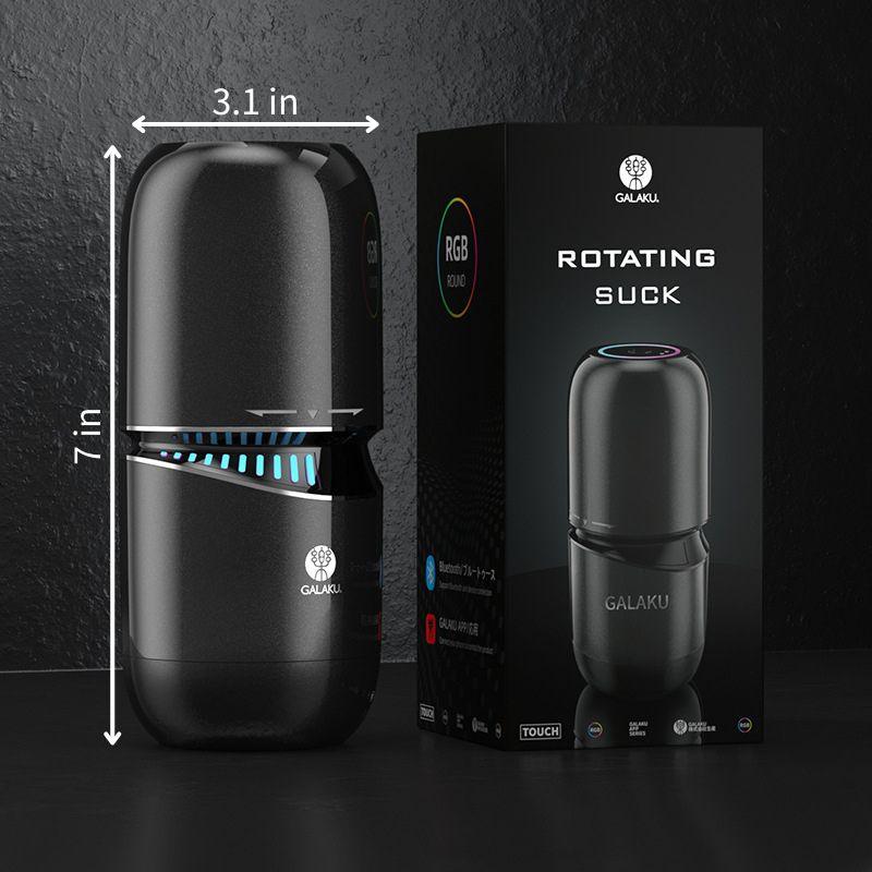 GALAKU - Vacuum Suction Vibration App Control Male Masturbator - propinkup