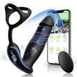 Male Prostate Massager with Cock Ring App & Remote Control 6 Vibrating Modes Anal Vibrator Sex Toys - propinkup