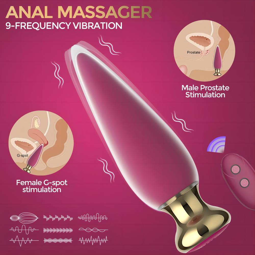 App & Remote Control Anal Butt Vibrator Prostate Massager - propinkup