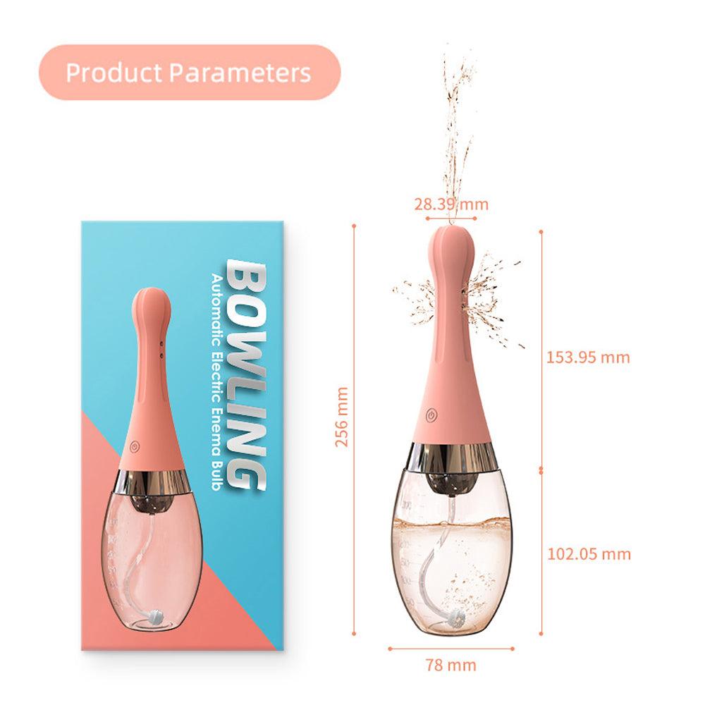 Bowling Automatic Electric Enema Bulb with 3 Frequency - propinkup