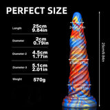 Big Fantasy Dildo Unicorn Monster Dildos with Suction Cup Soft Silicone Anal Plug Adult Sex Toy