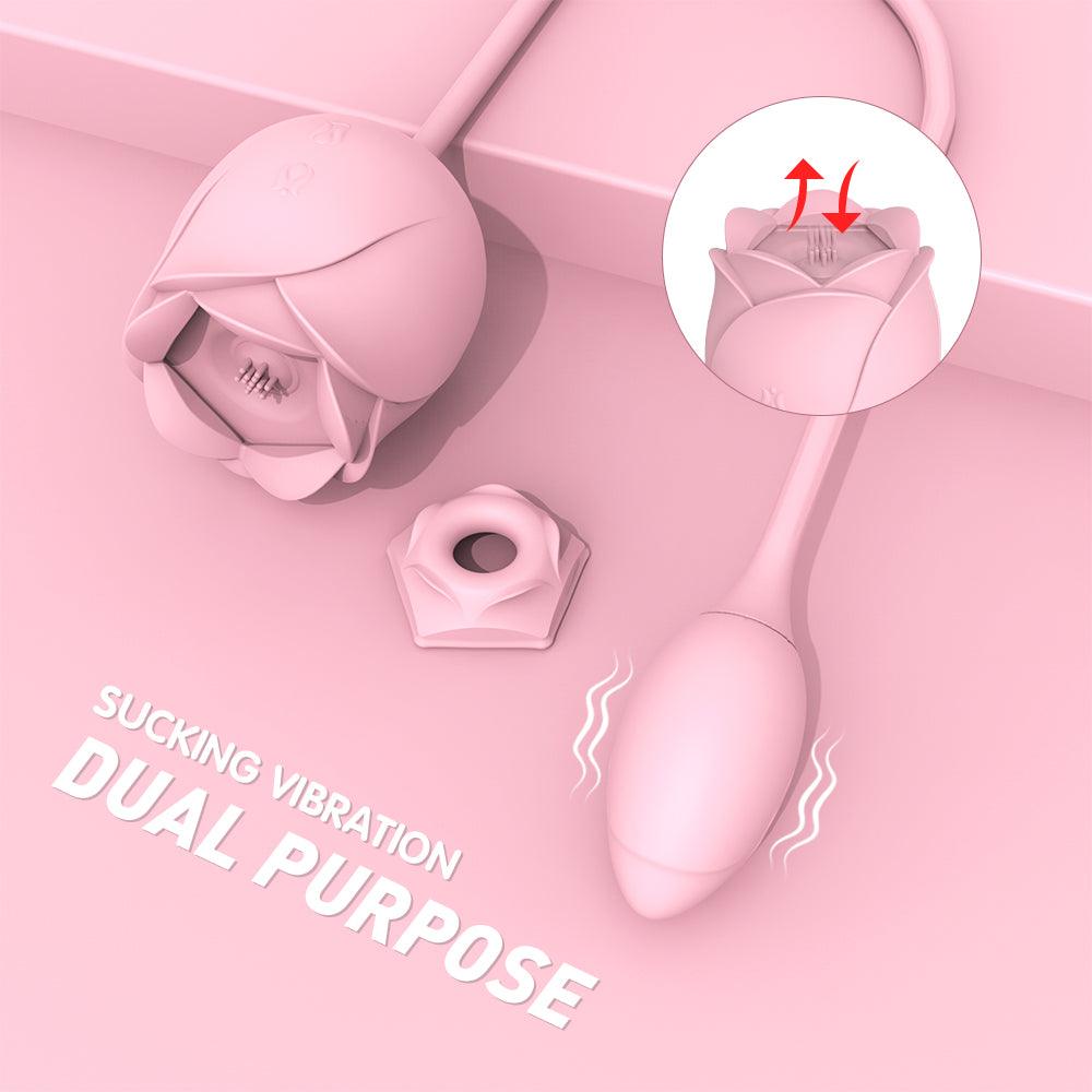 Rose Vibrator G+C Rose Sex Toy Oral Stimulate Massager for Women - propinkup