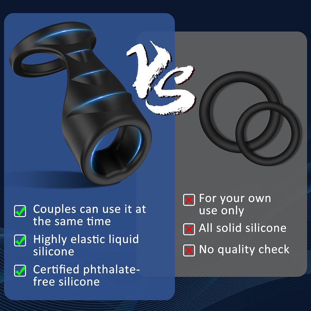 Silicone Cock Ring For Men Increase Potency Sex Toy For Couples - propinkup