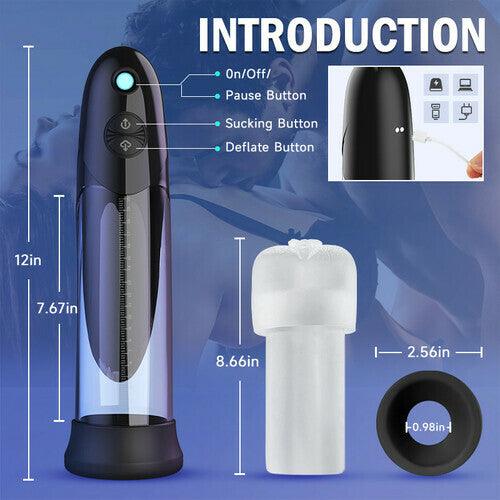 WaterSamurai - Vacuum Suction with Super Waterproof Penis Pump - propinkup