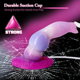 Realistic Squirting Silicone Dog Dildo with Knot and Suction Cup 8 inch Canine Dildos K9 - propinkup