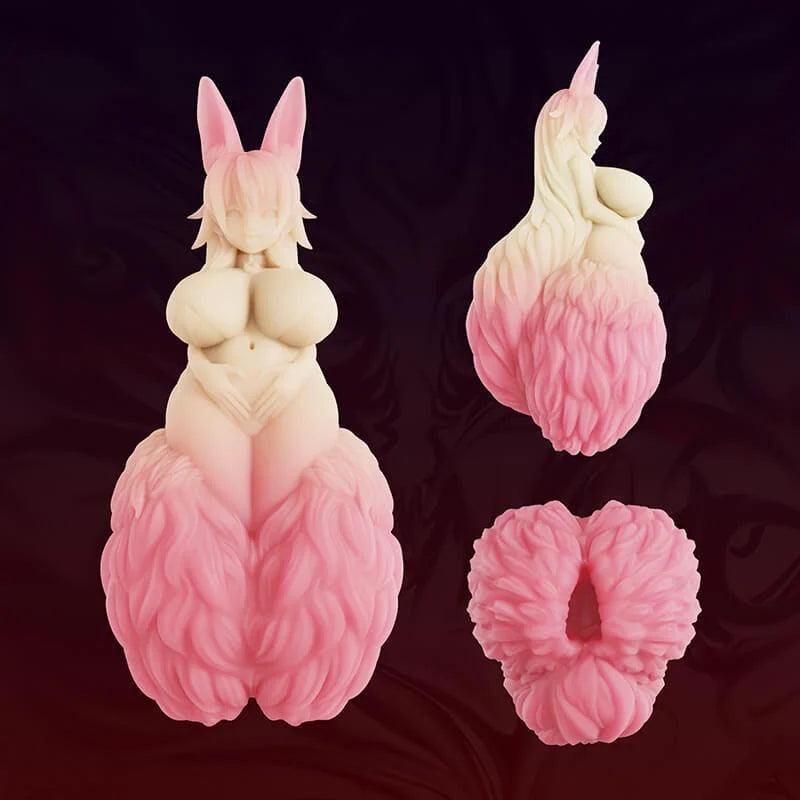 Propinkup Realistic Sex Doll with Lifelike Vagina Furry Rabbit Liquid Silicone Pocket Pussy for Men - propinkup