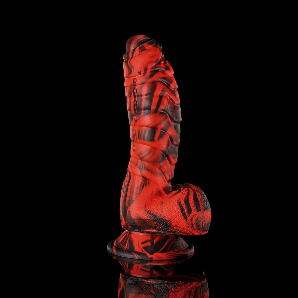 6.88in Fantasy Dragon Dildo Silicone Monster Dildos with Suction Cup Thick Penis Adult Toys