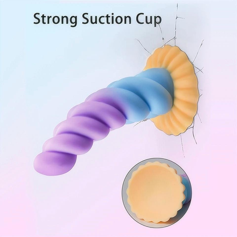 Monster Dildo 8.6" Fantasy Unicorn Dildos with Suction Cup Huge Thick Anal Plug Adult Sex Toy