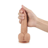 Realistic Dildo 10-Frequency Vibration 42 Celsius Heating Remote Silicone Dildos Woman Sex Toy - propinkup