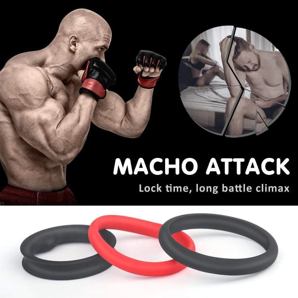 Propinkup 1.5-Inch Premium Stretchy Longer Harder Stronger Erection Cock Ring Set - propinkup