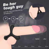 TRIANGLE 1.14 Inch Silicone Penis Ring for Erection Enhancing - propinkup