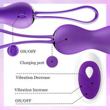 10 Speeds Dual Kegel Exercise Weights Ben Wa Balls Remote Control - propinkup