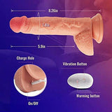 Thrusting Vibrator with Rotation and Heating Function Realistic Dildo - propinkup