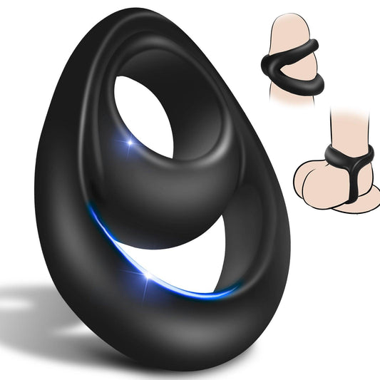 ALLOVER Silicone Versatile Erection Enhancing Penis Ring for Longer & Lasting - propinkup