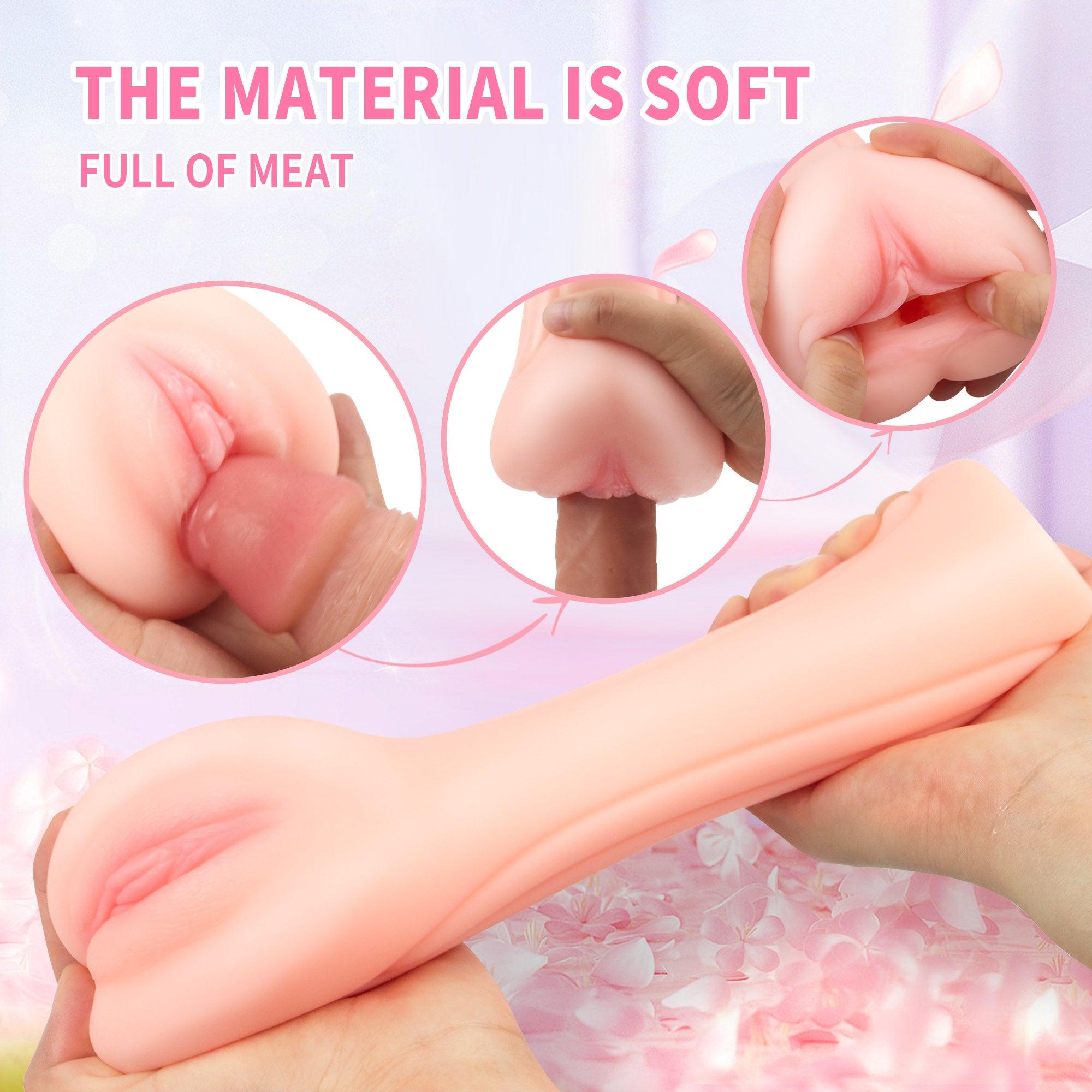 Propinkup Pink Realistic Pocket Pussy Silvia toys Male Masturbator - propinkup