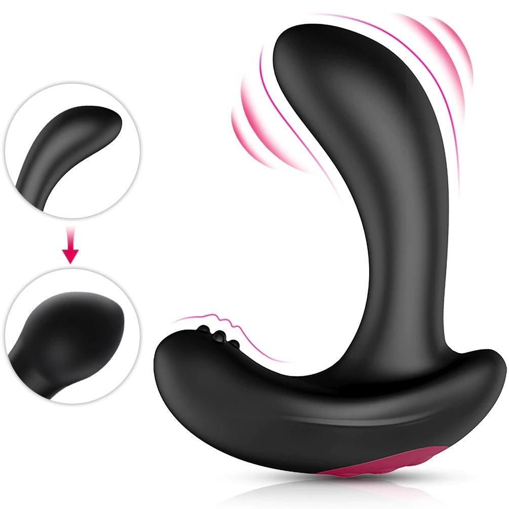 Prostate Massager 10 Frequency Vibration Automatical Air Pump Inflatable Butt Plug - propinkup