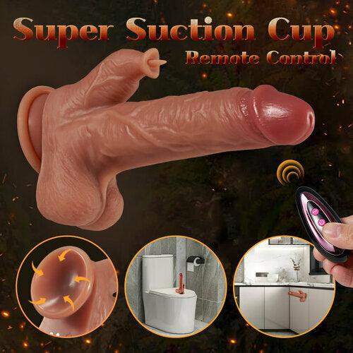 Reed 9 Vibrating Tongue Licking 3 Thrusting & Swing Heating Realistic Dildo Ferrill - propinkup