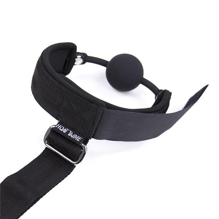 Sex Tools Neck to Collar Gag Dog Style - propinkup