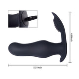 THUNDER 7 Vibrations Extraordinary Prostate Massager Anal Plug with Remote Controller - propinkup