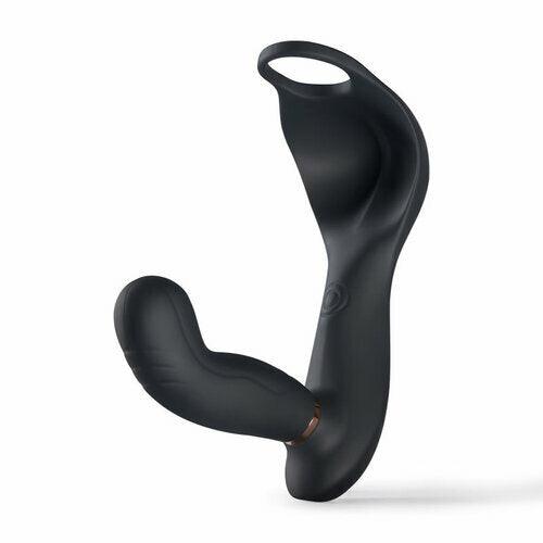 Wild Wind 7 Vibrating 7 Pulsating Anal Prostate Toy Teasing Butt Plug with Cock Ring - propinkup